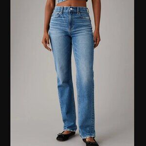 American Eagle | Stretch Super High-Waisted Straight Jean | 4P